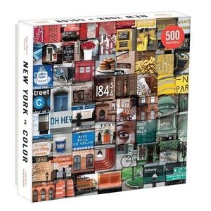 Galison- NWT- New York In Color 500PC. PUZZLE